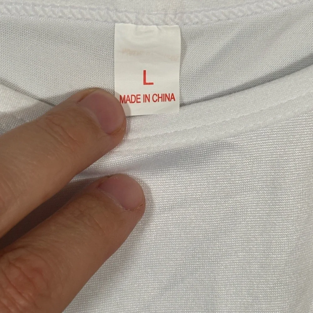 Paris Graphic Tee La Ville Lumière France White Short Sleeve Shirt L - Picture 3 of 8